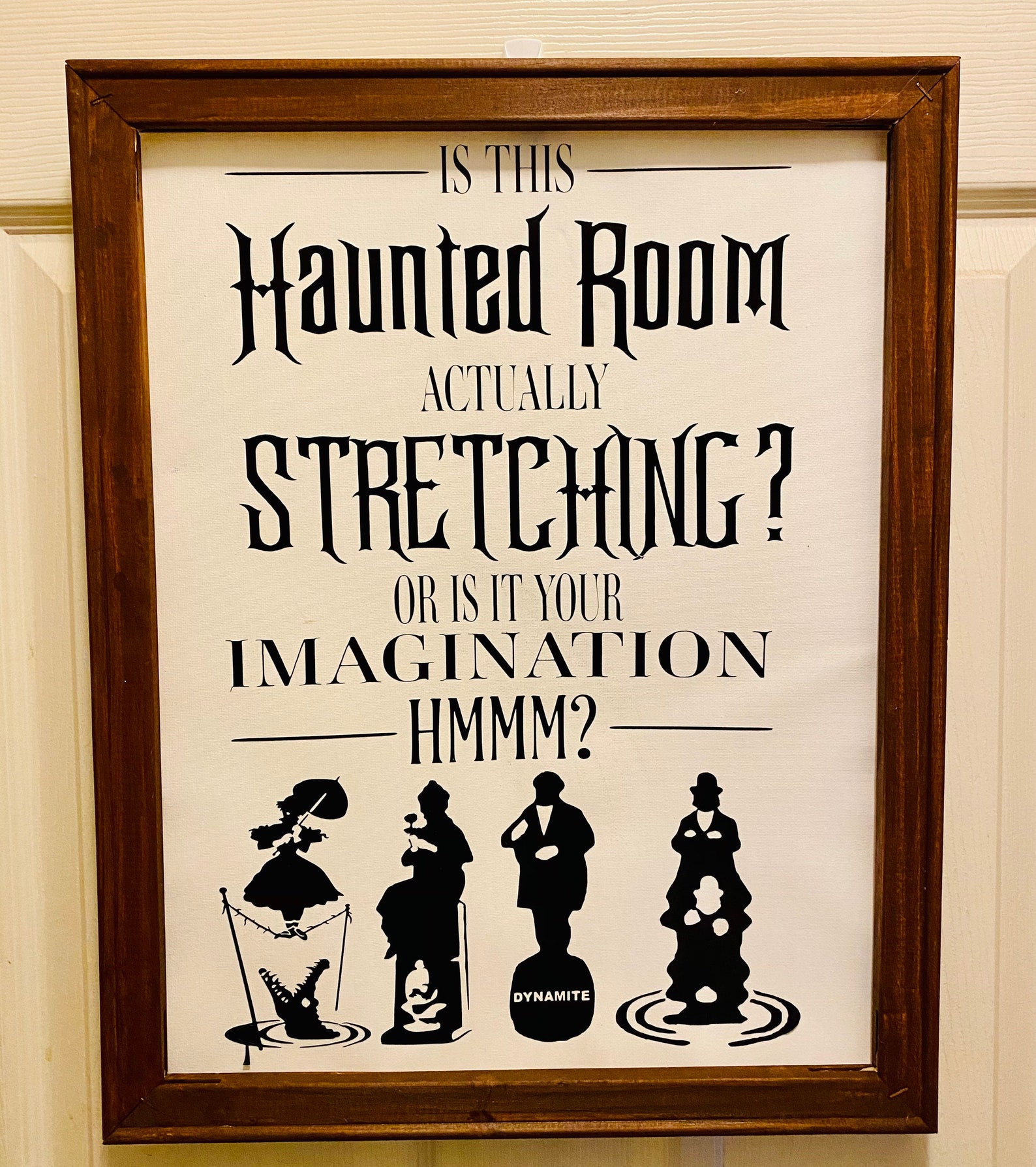 Haunted Mansion Sign// Disney Halloween// | Etsy