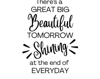 Great Big Beautiful Tomorrow // carousel of progress // SVG PNG PDF