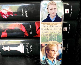 Twilight Inspired Bookmark// Carlisle Cullen Bookmarks// The Twilight Saga Bookmarks// Custom Laminated Bookmark