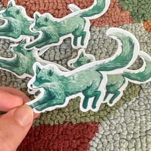 Cute Fox Sticker | Wildlife Sticker | Animal Sticker | Waterproof Sticker