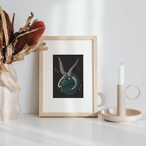 Griezelige schapen | Halloween-afdrukken | Fijne kunstafdruk | 5 x 7 afdrukken | Matte Fine Art Print