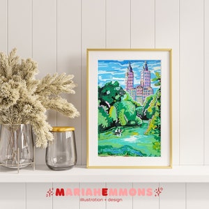 Central Park Date | 5 x 7 inch | Fine Art Print | Landscape Art Print | Matte Fine Art Print