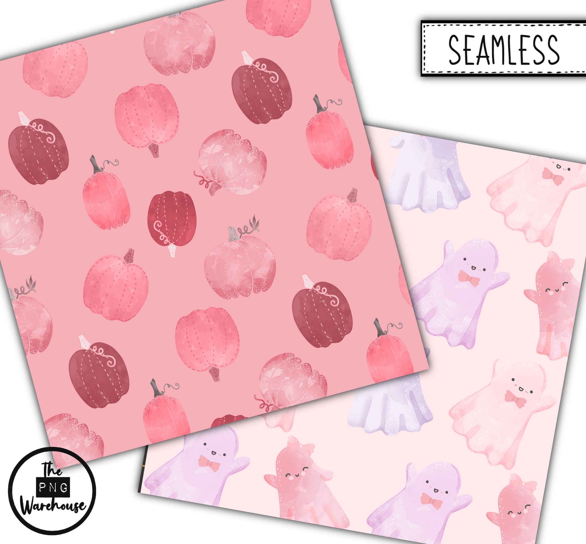 PINK HALLOWEEN - Digital Paper Pack - 12 Jpegs - Instant Download ...