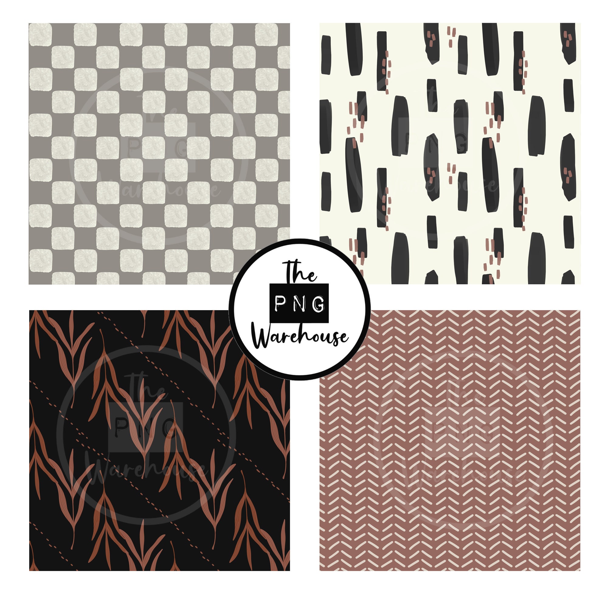 MODERN PATTERNS Patterns - Digital Paper Pack - 12 Jpegs - Instant ...