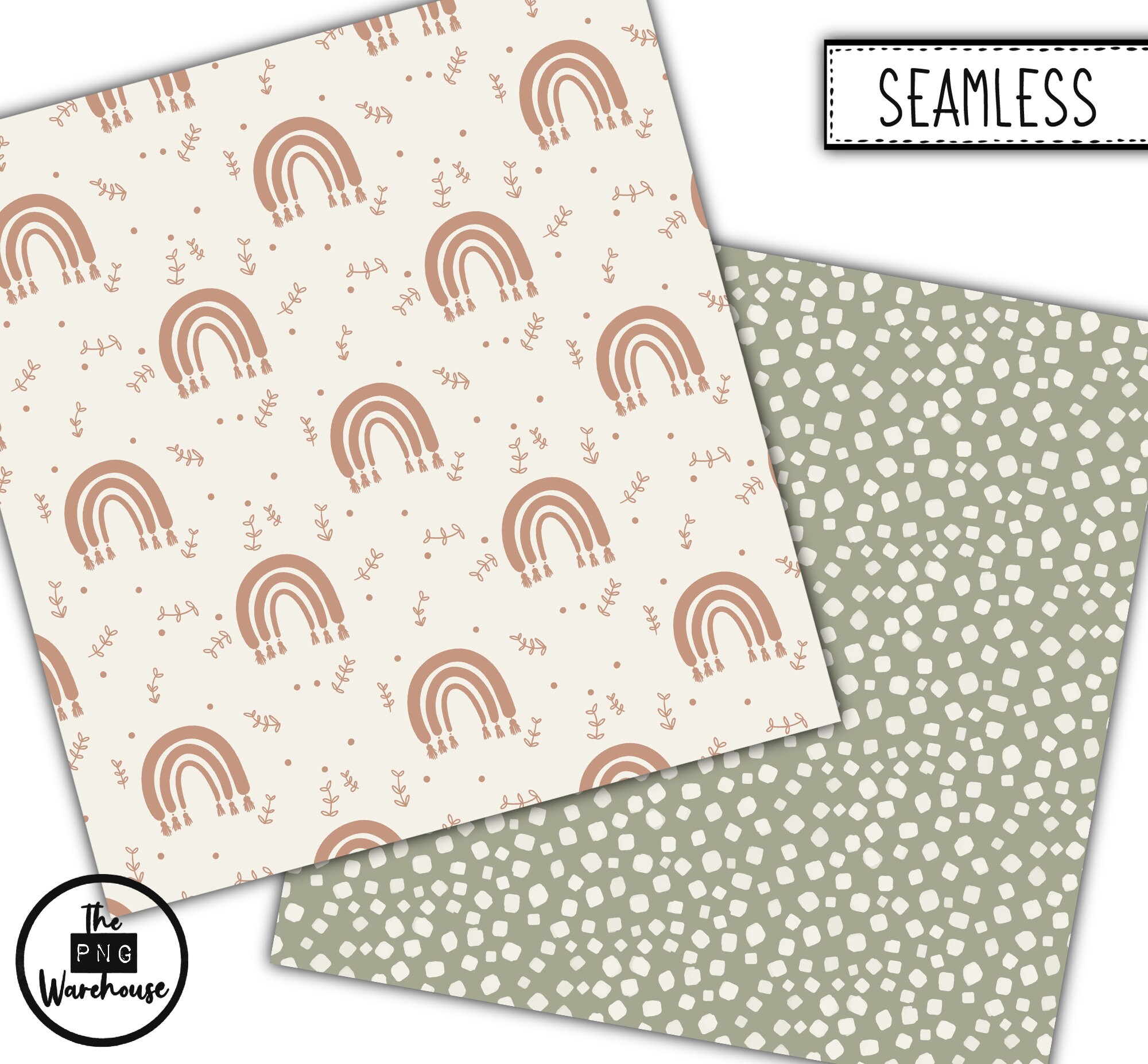 BOHO PATTERNS - Digital Paper Pack - 12 Jpegs - Instant Download ...