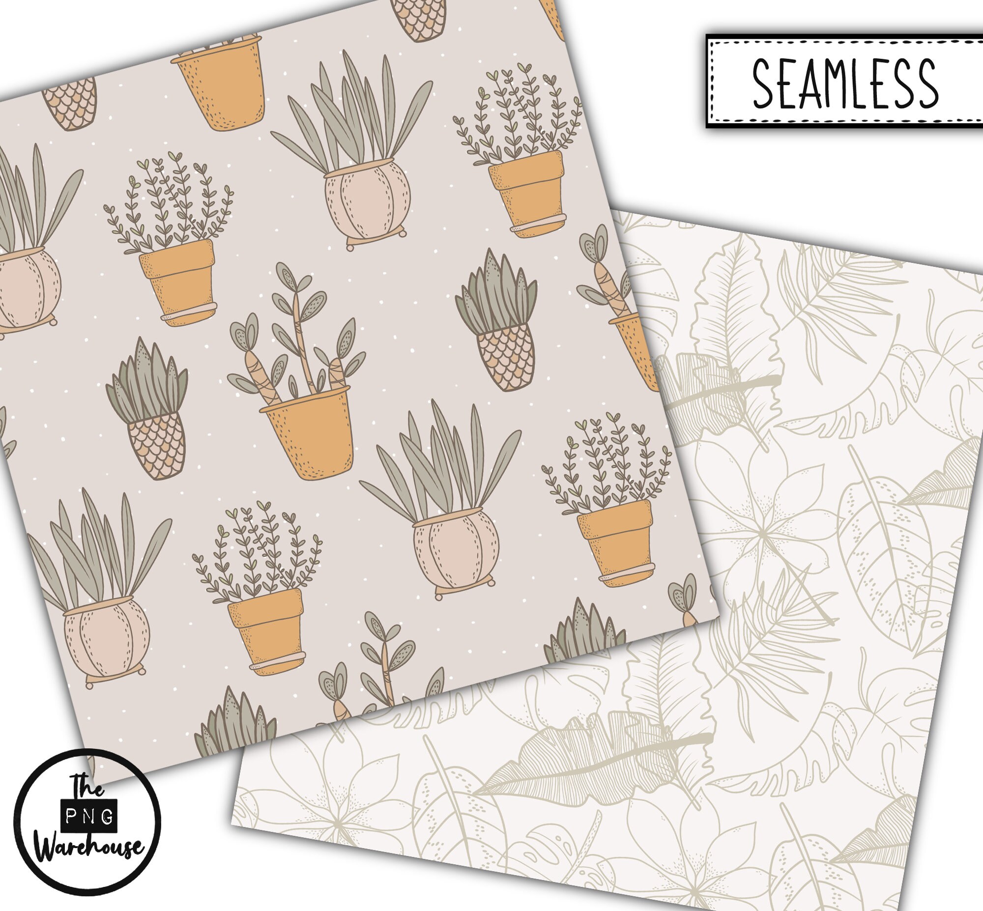 LIGHT BOHO PATTERNS - Digital Paper Pack - 12 Jpegs - Instant Download ...
