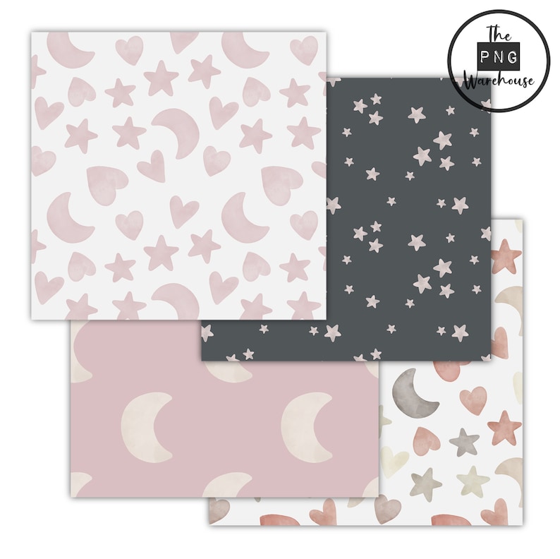 DREAMY BOHO - Digital Paper Pack - 12 Jpegs - Instant Download - 300dpi ...