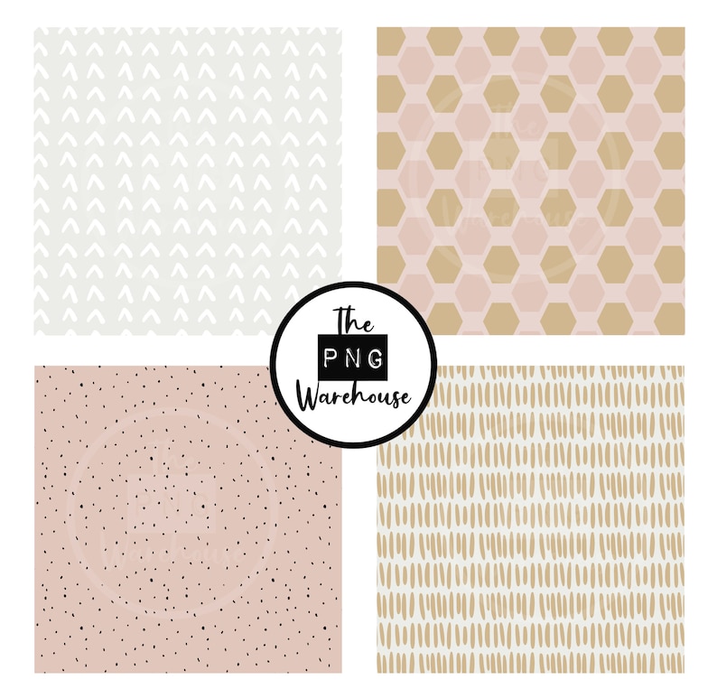 SCANDI DOODLES 3 - Digital Paper Pack - 12 Jpegs - Instant Download ...