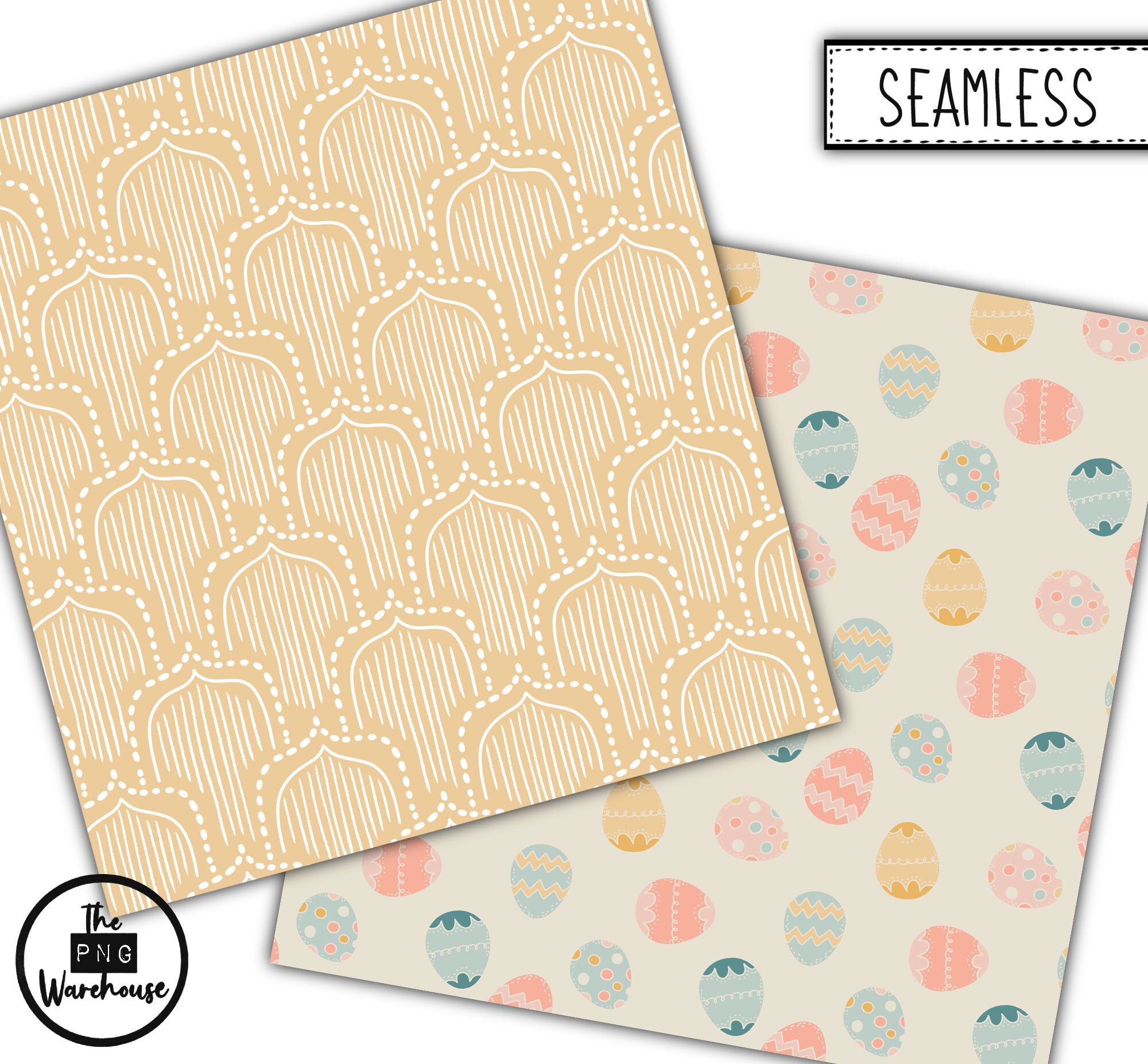 HAPPY EASTER Patterns- Digital Paper Pack - 14 Jpegs - Instant Download ...