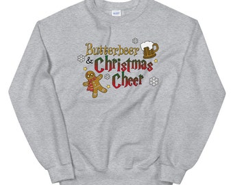 Butterbeer & Christmas Cheer Harry Potter Inspired Unisex Sweatshirt