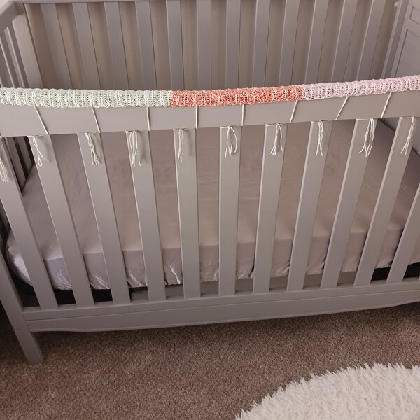 Crib Rail Cover Etsy