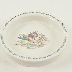 Wedgewood Beatrix Potter Peter Rabbit Porringer Bowl