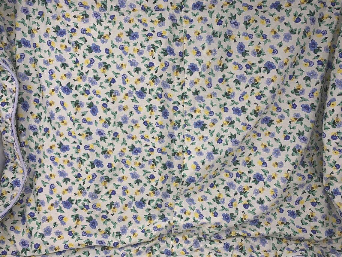 Vintage Laura Ashley Bedding King Pillow Sham in Polyanthus Etsy