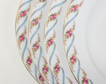 Noritake Buenavista Bone China Dinner Plates Floral Pattern #9728
