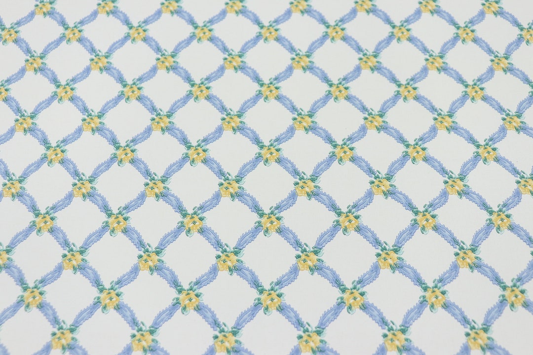 Vintage Wallpaper Roll Kitchen Wallpaper Single Roll Made Etsy