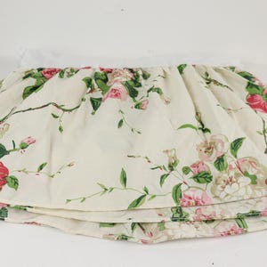 Vintage Waverly Twin Bed Skirt or Dust Ruffle, Waverly Garden Room