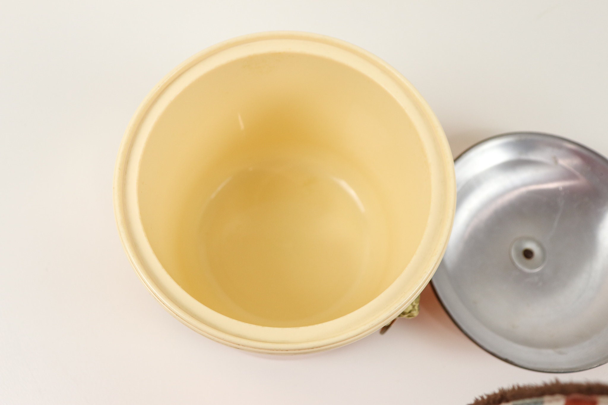 Vintage Copper Ice Bucket With Lid and Brass Ice Tongs Etsy