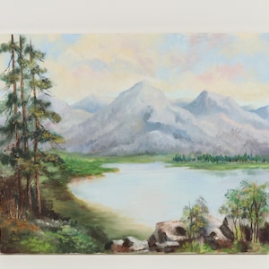Colorado Painting, Mountainscape Original Painting, Signed