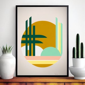 Digital Print Minimalistic Wall Art, Abstract Wall Art, Mid-Century Modern, Abstract Wall Prints, Instant Digital Download