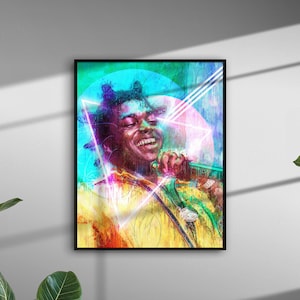 Kodak Black Instant Digital Download - Kodak Black Poster -  Kodak Black Art,Abstract Painting, Art Print, Wall Art, Hip Hop Art, Street Art