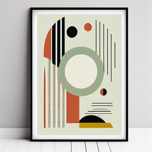 Digital Print Minimalistic Wall Art, Abstract Wall Art, Mid-Century Modern, Abstract Wall Prints, Instant Digital Download