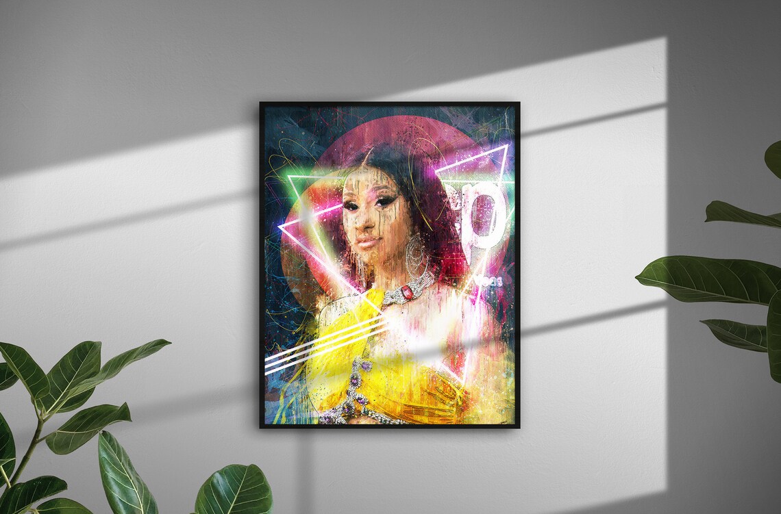 Cardi B Instant Digital Download - Cardi B Poster - Cardi B Art ...