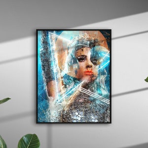 Lady Gaga Instant Digital Download - Lady Gaga Poster -  Lady Gaga Art, Abstract Painting, Art Print, Wall Art, Printables, Pop Art, Top 40