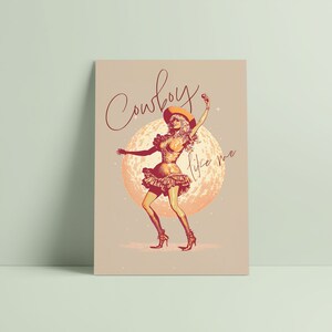 Taylor Cowboy Like Me Digital Print, Retro Aesthetic, Red Girly Wall Art, Preppy Wall Art, Dorm Room Decor Wall Art, Swiftie Gift