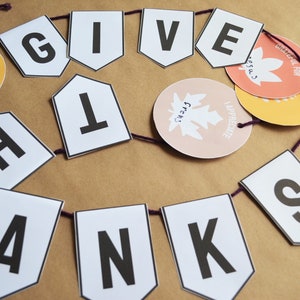 THANKSGIVING GARLAND (Printable)