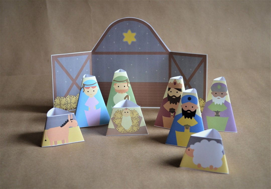 NATIVITY SCENE printable instant Download - Etsy