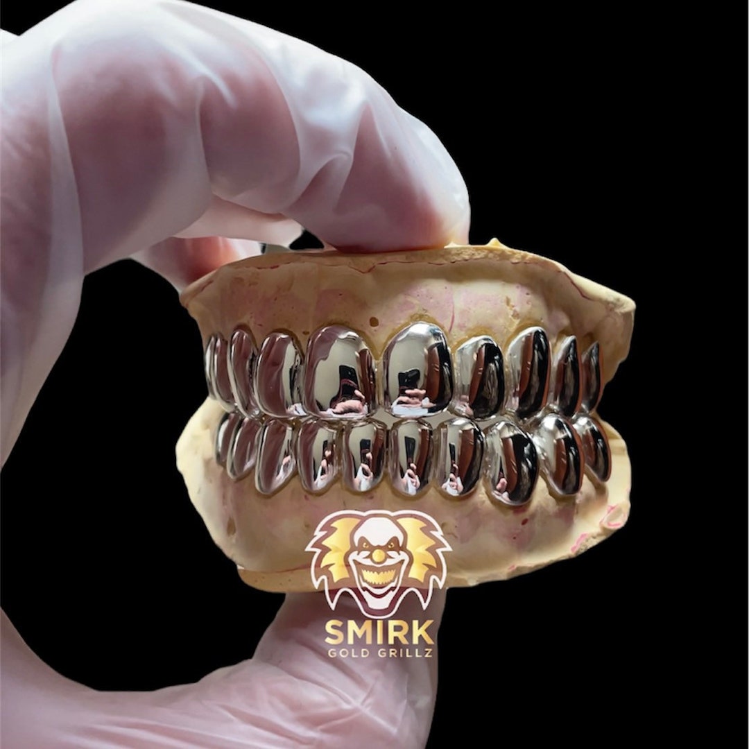 Silver Grillz Miami Perm Cuts Style Pullout Silver Grillz Made to Look