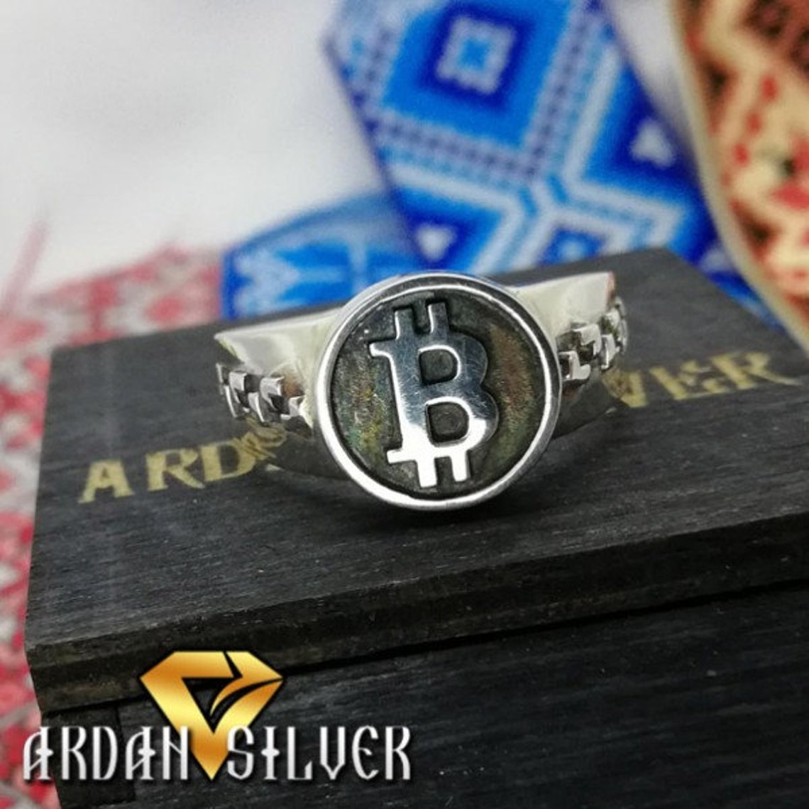 Bitcoin Ring Crypto Ring Crypto Jewelry Bitcoin Jewelry Etsy