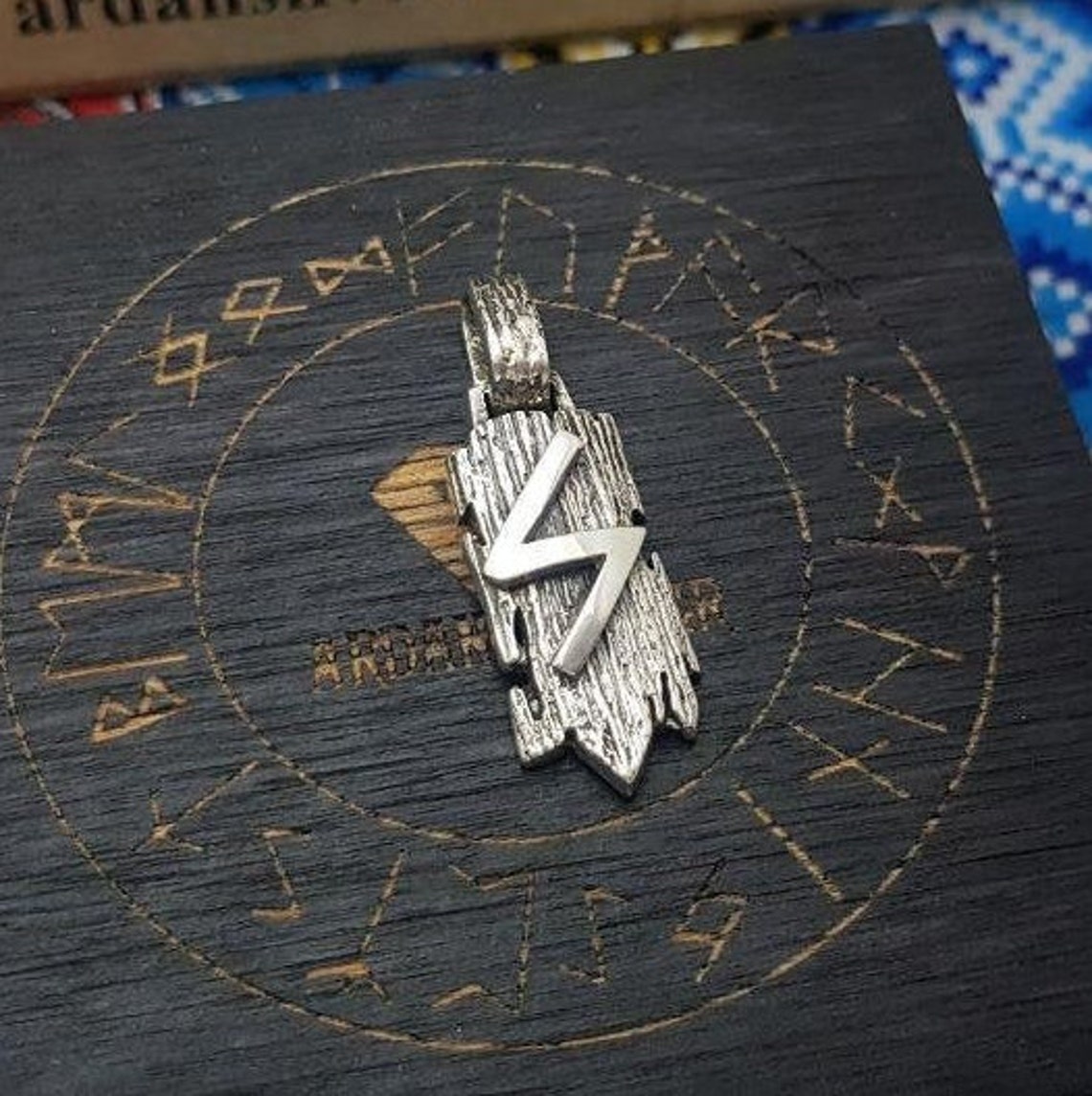 Sowilo Rune Sowilo Sowilo Pendant Rune Pendant Elder - Etsy