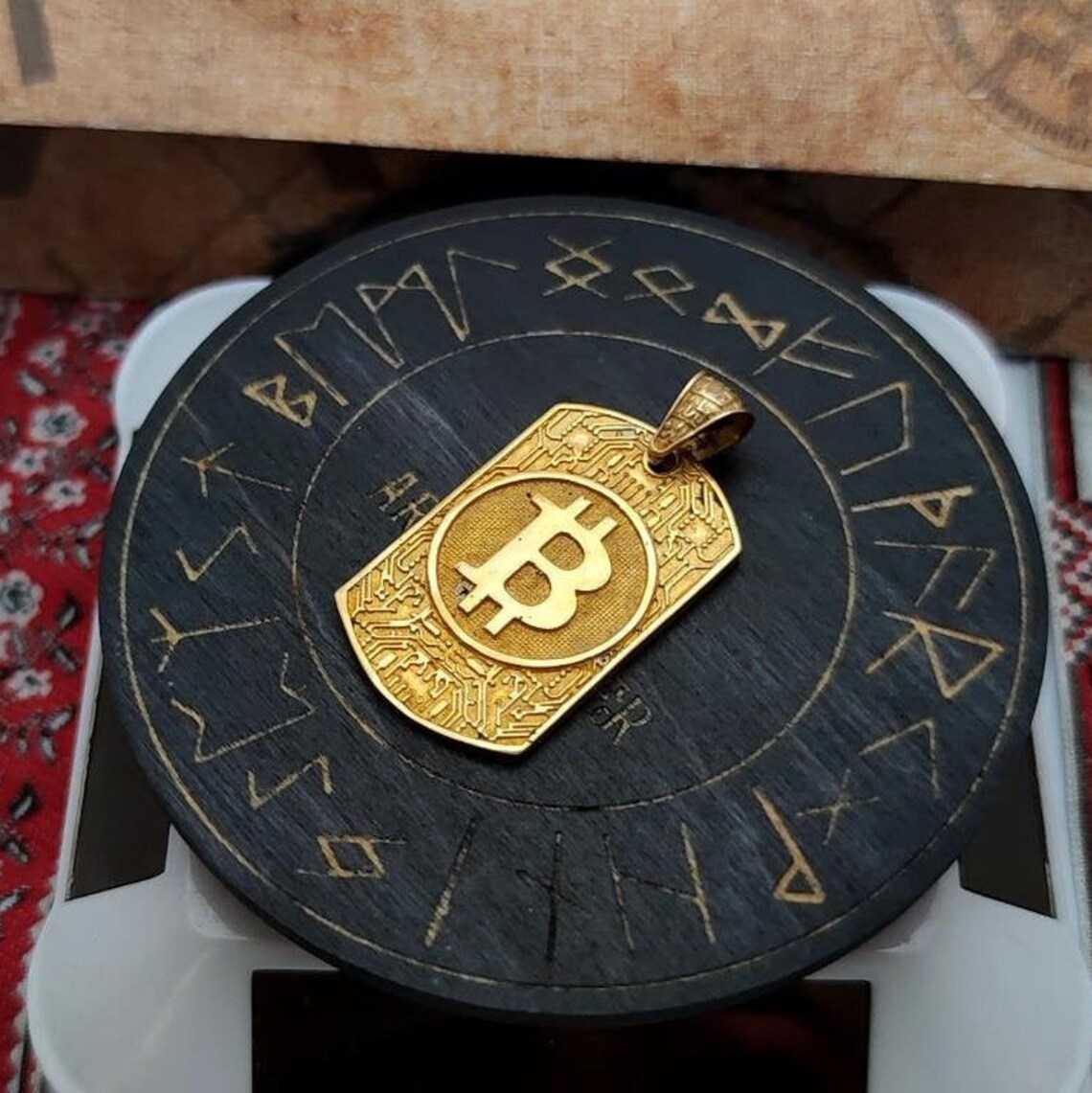 Bitcoin Pendant Crypto Jewelry Bitcoin Jewelry Crypto Etsy
