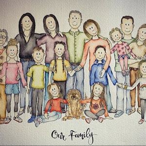Hand Painted Personalised Portraits