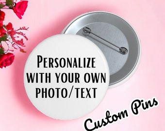 Photo  Button Pin Custom