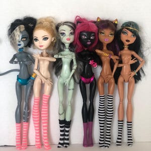 Thigh-High Stockings for 11" Dolls, Monster High, Ever After High