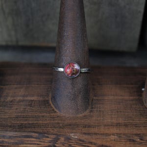 Handcrafted Sterling Silver & Spiney Oyster Ring