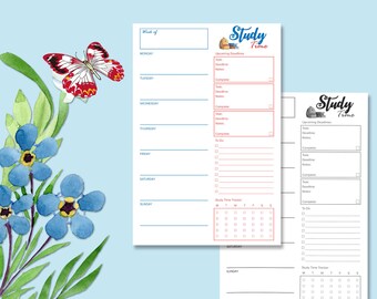 student homework diary Study Tracker,Study Time Planner,Study Time Log,Study Time Journal,Study Time Diary,Homework Log,Homeschool Printables,Log Printable Page