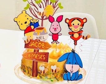Cake topper Winnie The Pooh and his Friends