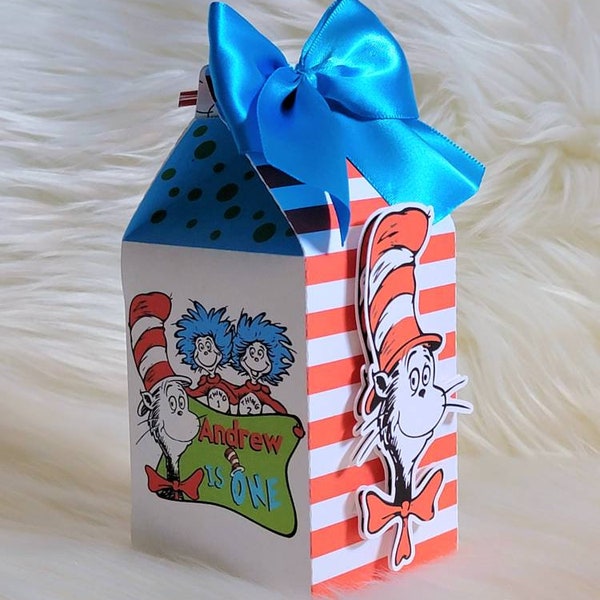 Dr Seuss Favor box / Candy box / Treats box
