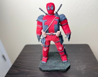 Deadpool - 12” Handmade foam figure.