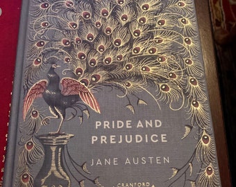 Pride And Prejudice Jane Austen Gold Embossed Cloth Cranford Collectors First Edition Hardcover-Buch – Neu