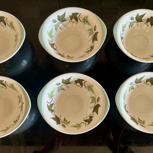 Set of Six Wedgwood  Eturia Barleston Hereford Oval Bowls - Ideal for Christmas