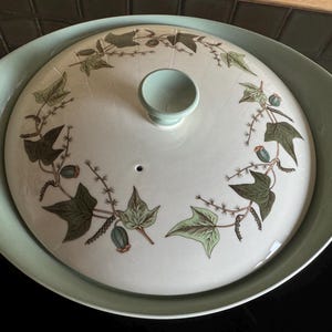 Vintage Wedgwood Terrine/Auflaufform/Servierplatte - Ideal für Weihnachten