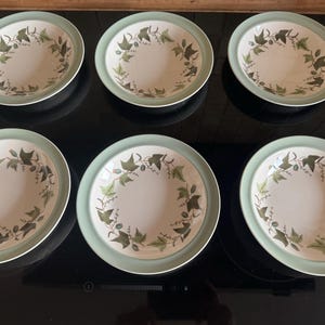 Set of Six Wedgwood Eturia Barleston Hereford Bowls - Ideal for Christmas