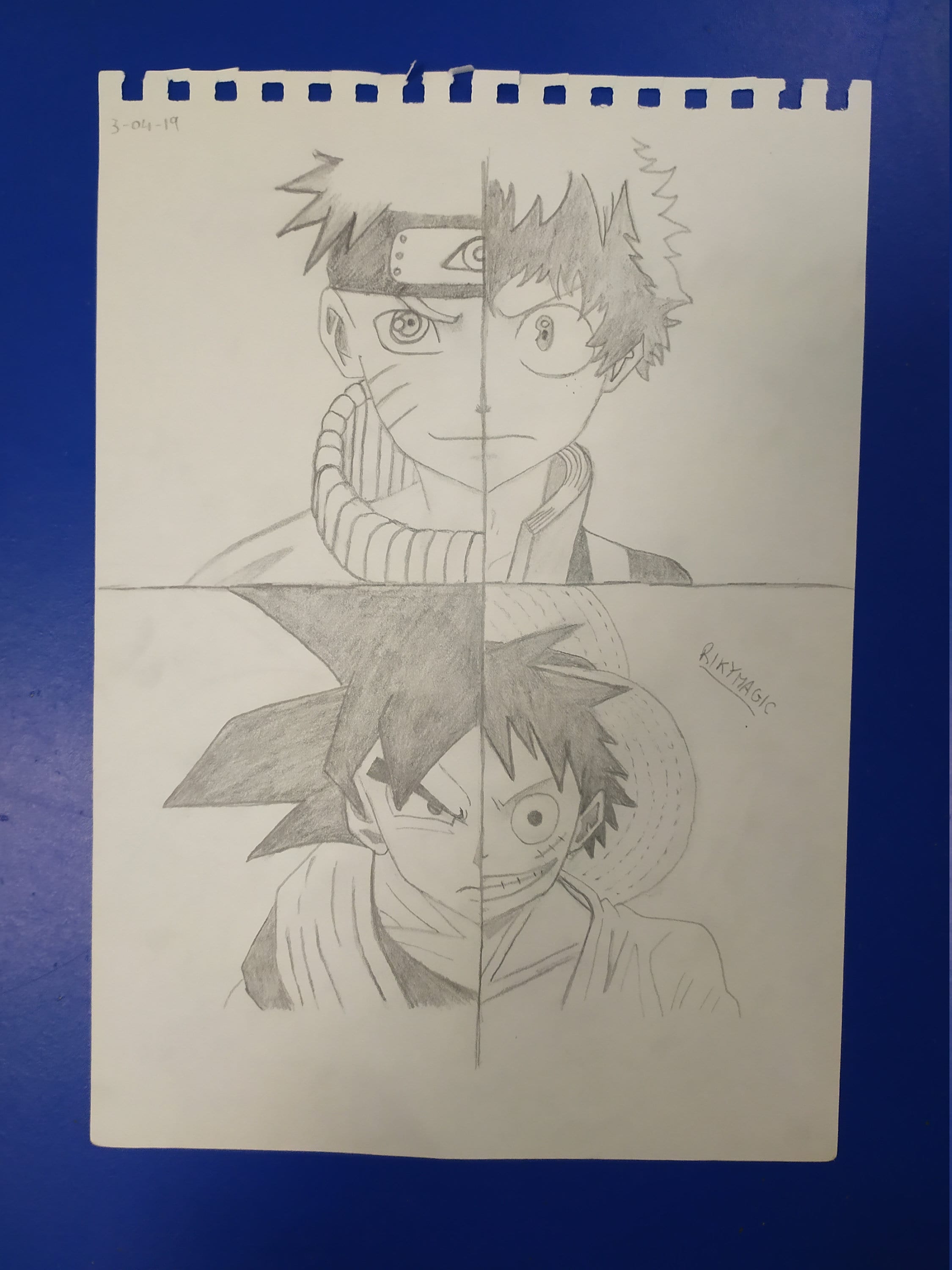 Most Important Anime Drawing Freehand Drawing In Pencil On Etsy Most Important Anime Drawing Freehand Drawing In Pencil On Etsy