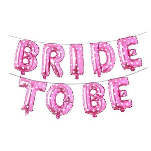 Bride to Be Balloons | Bride to Be Decoration | Bachelorette Party Decorations | Bridal Shower Balloon | Bachelorette Party | Bride Balloon