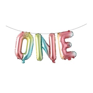 1st Birthday Balloon | First Birthday Balloons | One Letter Balloons | First Birthday Decorations | Letter Balloons | Number One Birthday