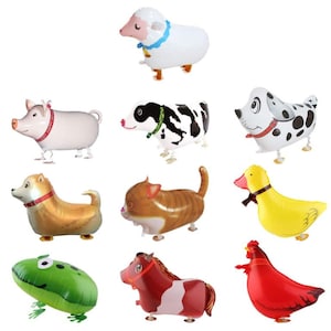 Animal Balloons | Farm Animal Decorations | Farm Decorations | Decorations for Animal Party |Little Blue Truck Birthday Party Decorations